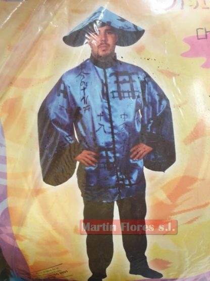 Disfraz chino azul
