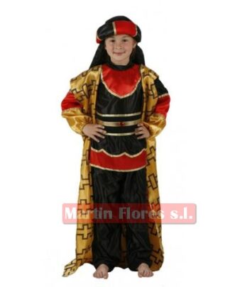Disfraz árabe beduino rojo y negro