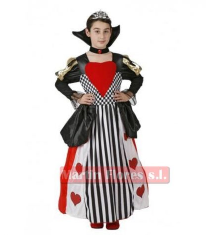 Disfraz reina corazones