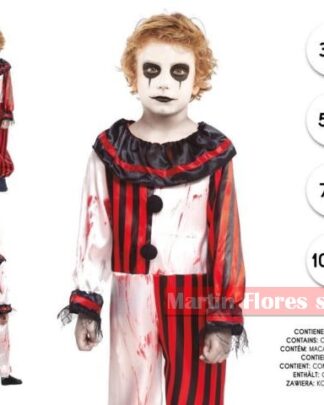 Disfraz payaso sangre
