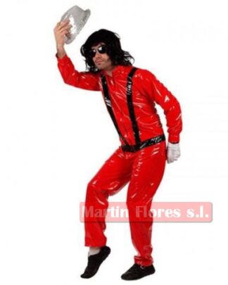 Disfraz zombie thriller rojo