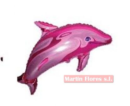 Globo palillo delfin rosa