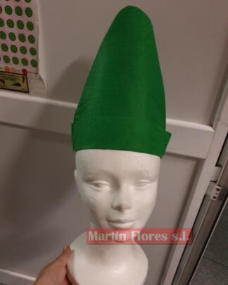 Gorro pitufo nomo bebé verde