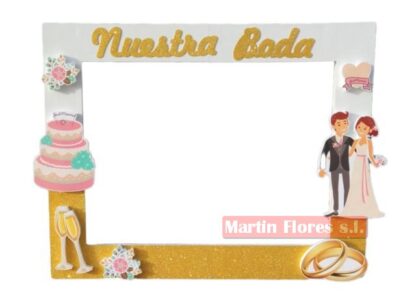 Cartel photocall grande Boda novios - Imagen 5