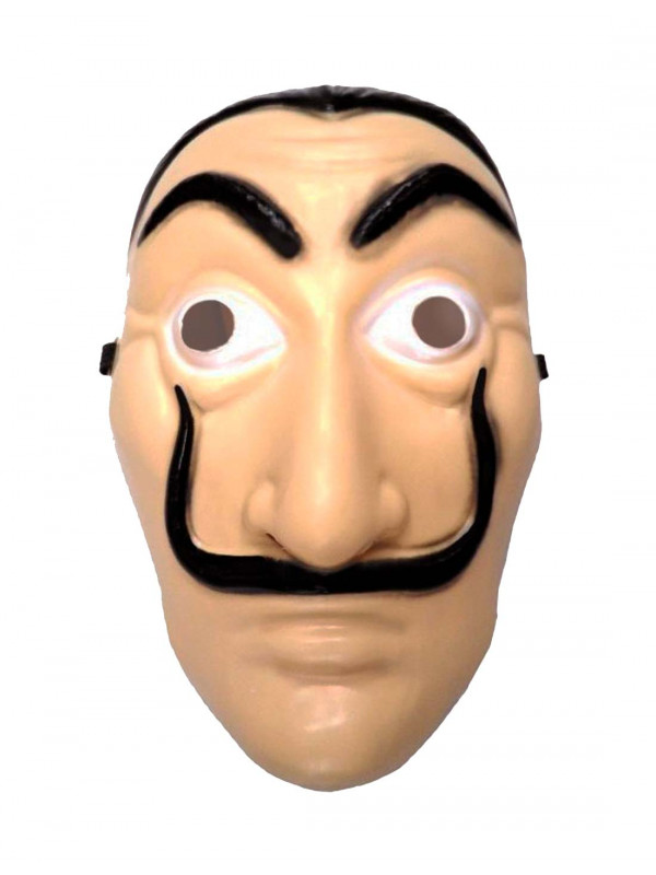 Careta bigote Dalí plástico en #sevilla para disfraz
