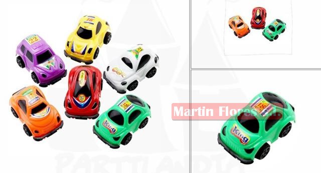 Coches plástico 3u