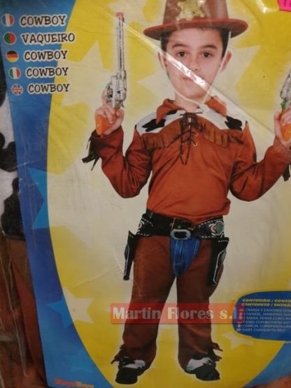 Disfraz vaquero marron claro