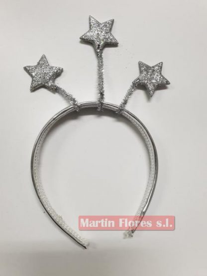 Diadema mini estrella plateada - Imagen 2