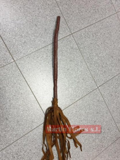 Escoba marrón plástico - Imagen 2