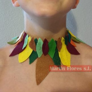Brazalete, collar hojas indio o africano