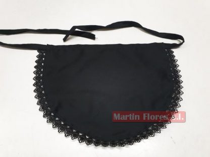 Delantal , mandil negro infantil