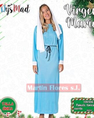 Disfraz virgen celeste