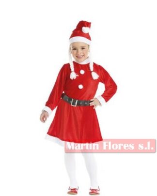 Disfraz mamá noel rojo aterciopelado
