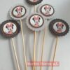 Brocheta decoración 6u Minnie roja - Imagen 3