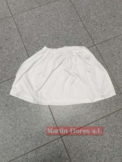 Falda blanca disfraz Complemento muy básico para tu disfraz de animadora o cualquier otro. Talla única.
