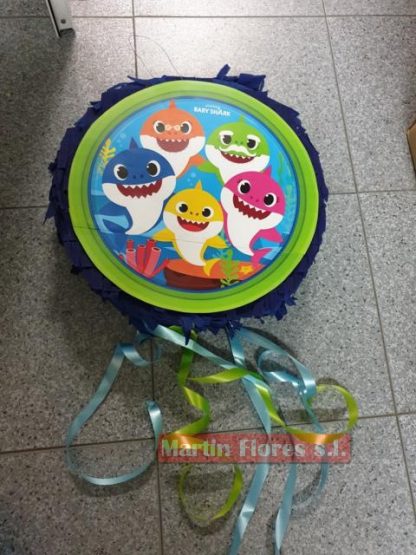 Piñata 3d redonda Baby Shark