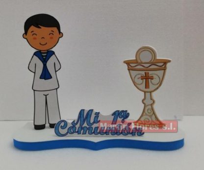 Centro mesa grande niño comunión - Imagen 4