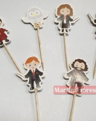 Pick decoración tarta Harry Potter