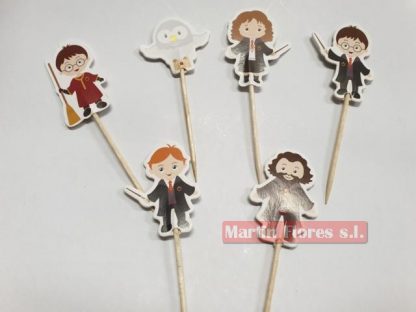 Pick decoración tarta Harry Potter
