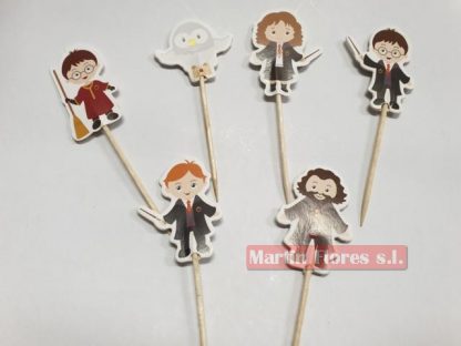 Pick decoración tarta Harry Potter