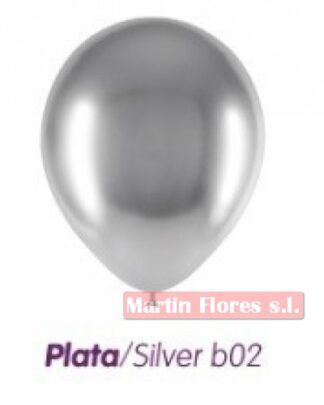 Bolsa globo Brillant Plata