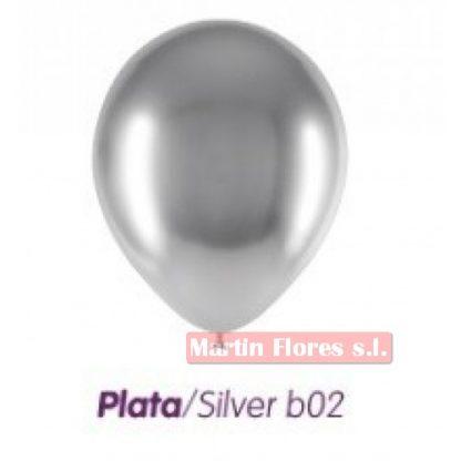 Bolsa globo Brillant Plata