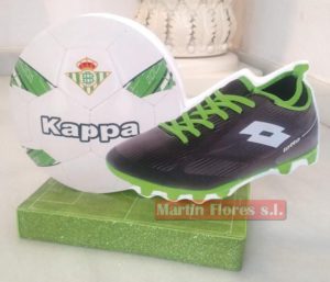 Centro mesa balón fútbol