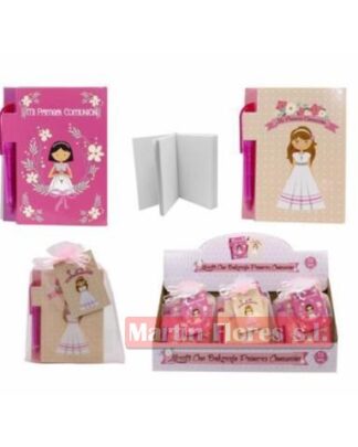Libreta comunión niña bolsita