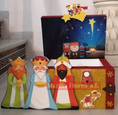 Caja decoración Navidad Reyes - Imagen 5