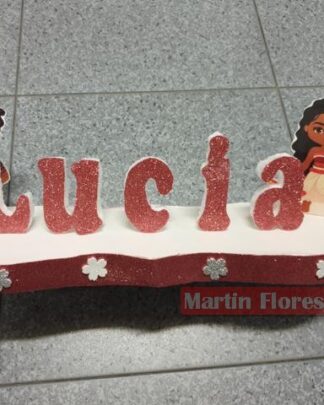 Letras nombre fiesta temática