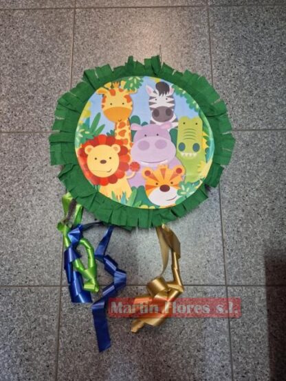 Piñata animales selva