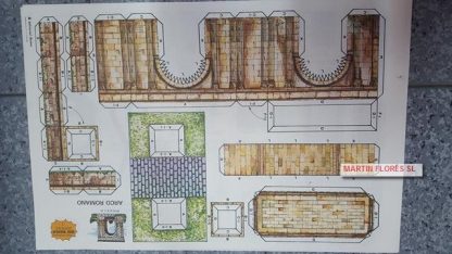 Recortable Roma Edificio arco romano1