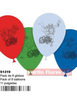 Globo avenger 8u super héroes