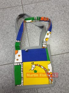 Bolso fieltro infantil gris