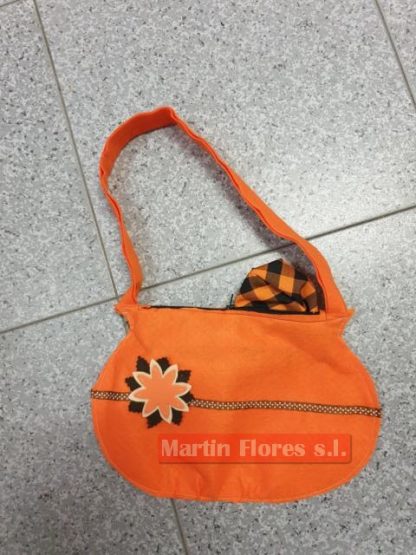 Bolso fieltro naranja