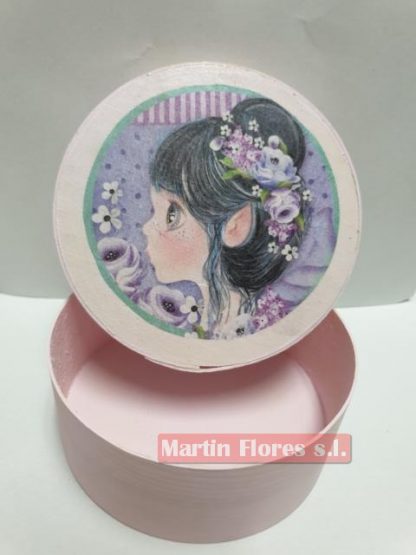 Cajita madera hada - Imagen 3
