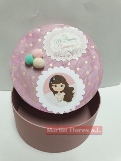 Cajita madera comunión niña 1 - Imagen 2