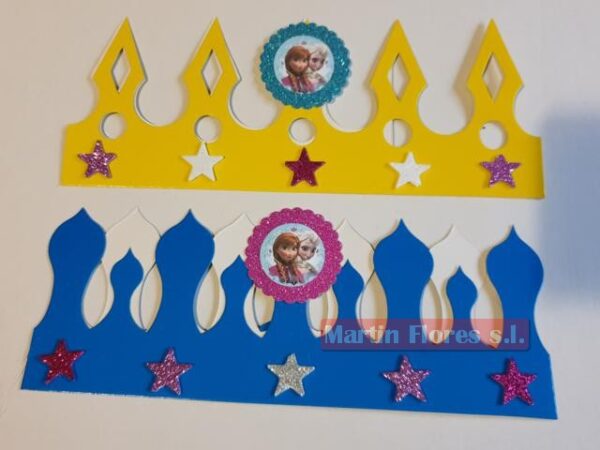 Corona cumpleaños Frozen - Imagen 3