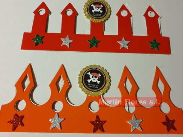 Corona cumpleaños piratas