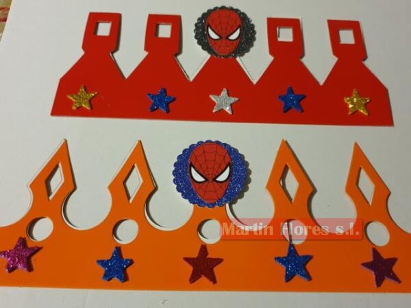 Corona cumpleaños Spiderman - Imagen 3