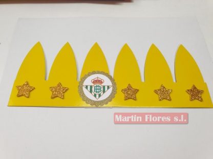 Corona cumpleaños escudo Equipo fútbol - Imagen 2