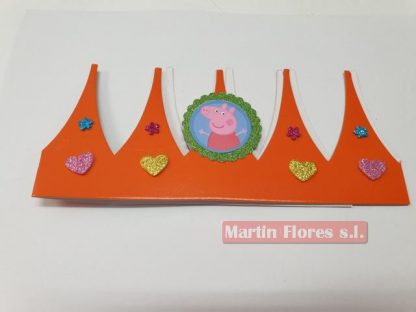 Corona cumpleaños Peppa Pig