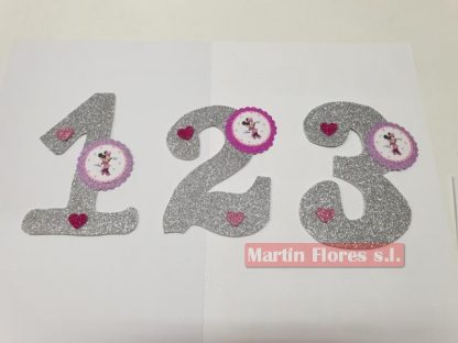 Número decoración tarta Minnie - Imagen 2
