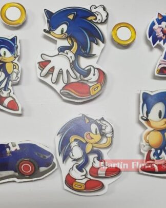 Figura decoración Sonic