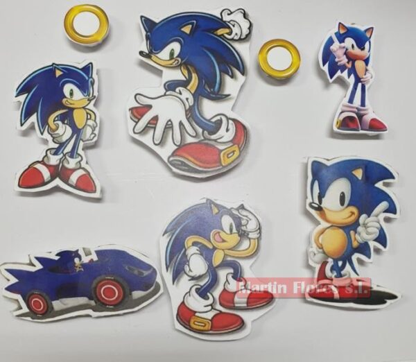 Figura decoración Sonic