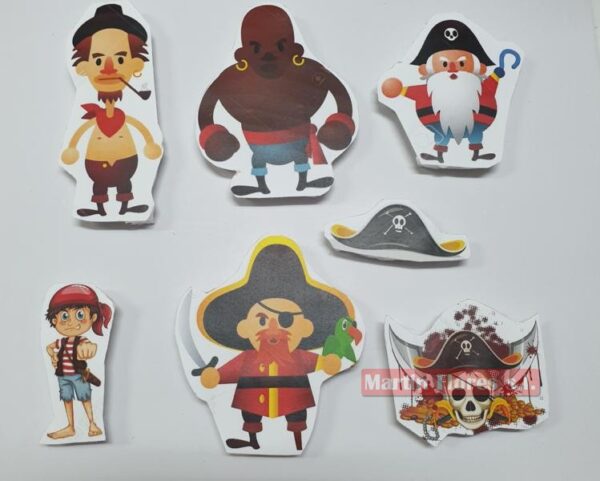 Figura decoración piratas
