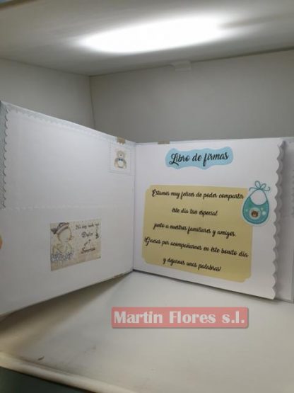 Libro firmas Bautizo bebé - Imagen 3