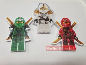 Figura decoración ninjago lego