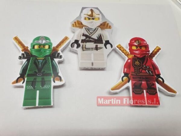 Figura decoración ninjago lego