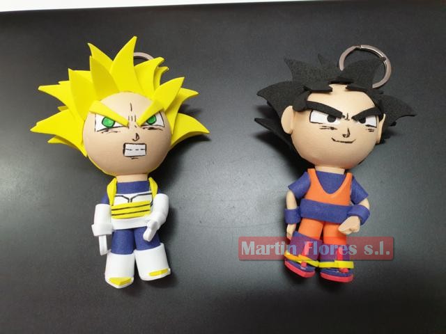 Mini llavero fofucha Goku en #sevilla para regalar #héroes #manga